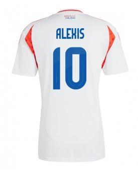 Cile Alexis Sanchez #10 Maglia Gara Trasferta Repliche Copa America 2024